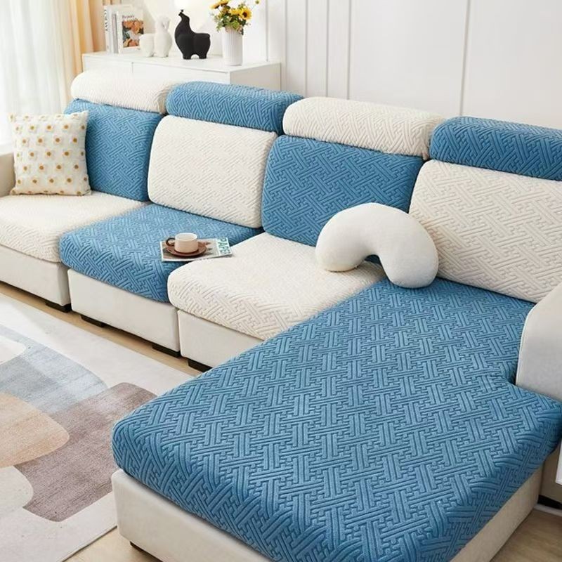 Capa de sofá elástica, capa de almofada de sofá, anti-manchas e bonita