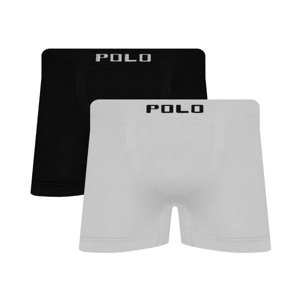 Kit 2 Cuecas Polo Boxer Microfibra Sortido - POLO STAR - Men Clothes
