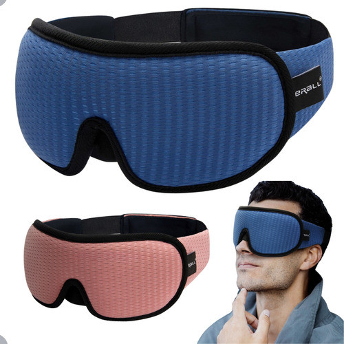 Máscara Tapa Olhos Para Dormir 3d Confortável Viagem Premium em Oferta na Shopee