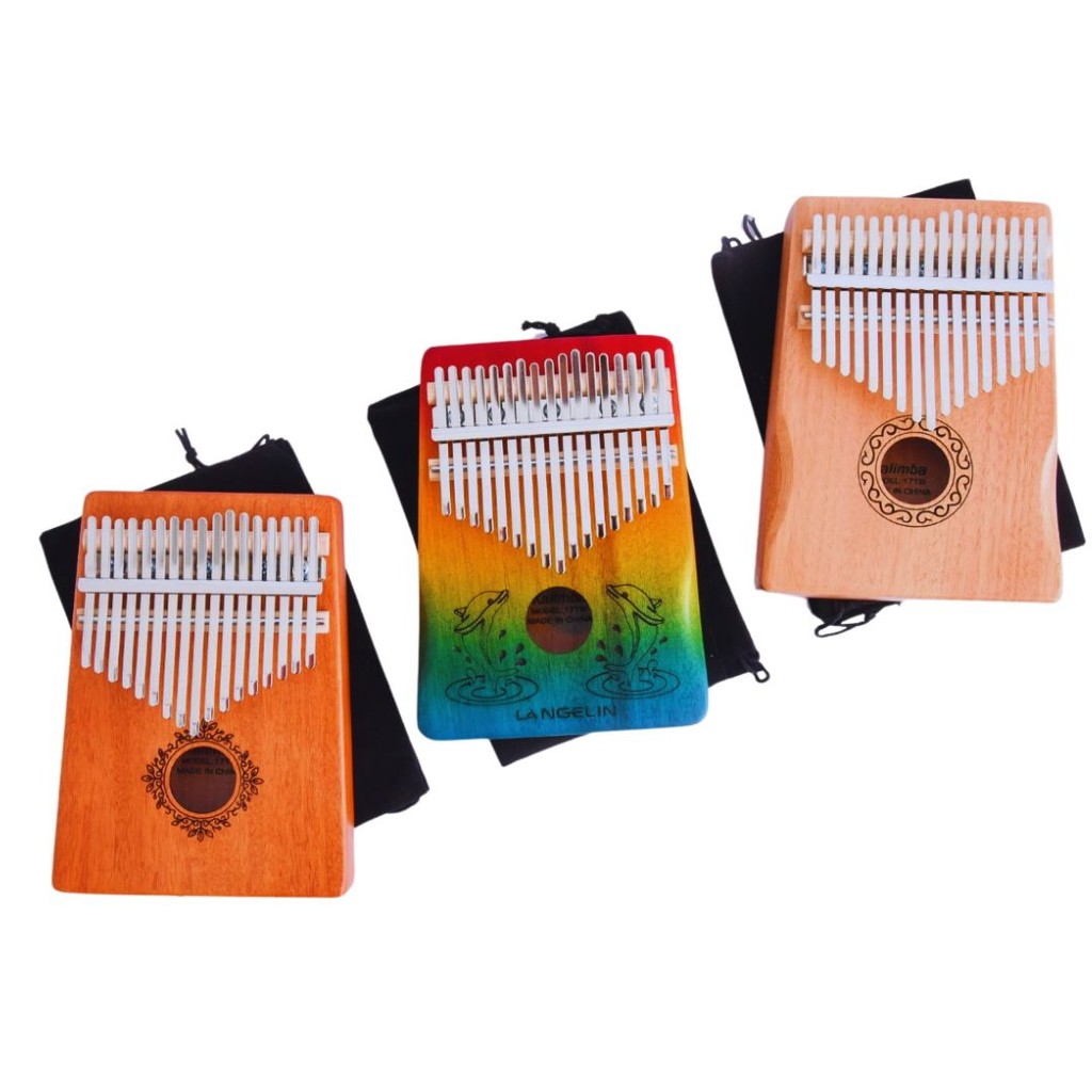 Kalimba Piano de Dedo Com 17 Teclas