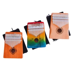 Kalimba Piano de Dedo Com 17 Teclas
