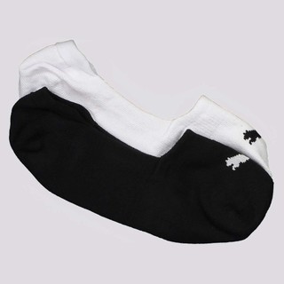 Kit Meia Puma Sapatilha 2 Pares Branca e Preta em Oferta na Shopee
