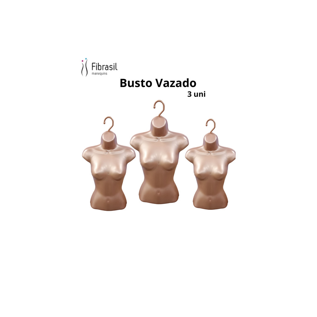 Busto Silhueta Vazado Giratório 3 Unidades em Oferta na Shopee