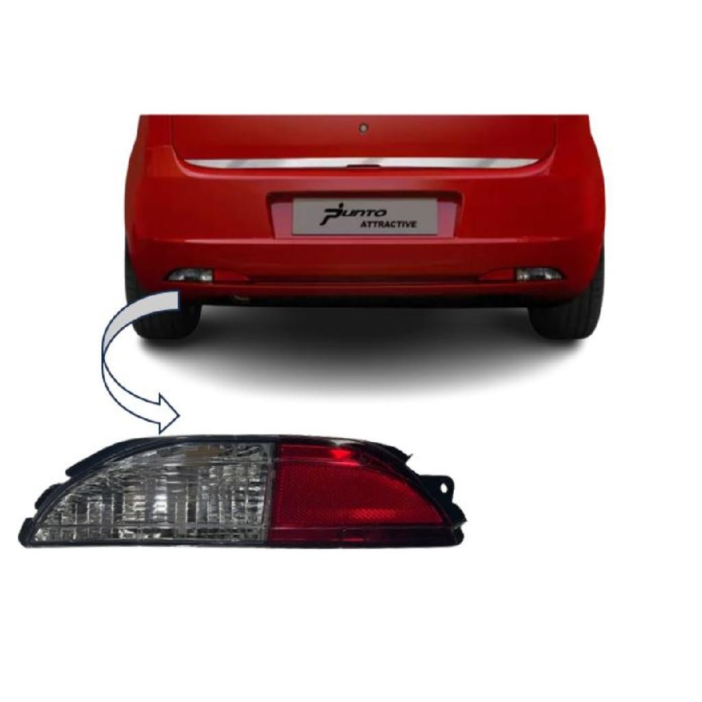 Lanterna Para-choque Punto 2007 2008 2009 2010 2011 2012 LE em Oferta na Shopee