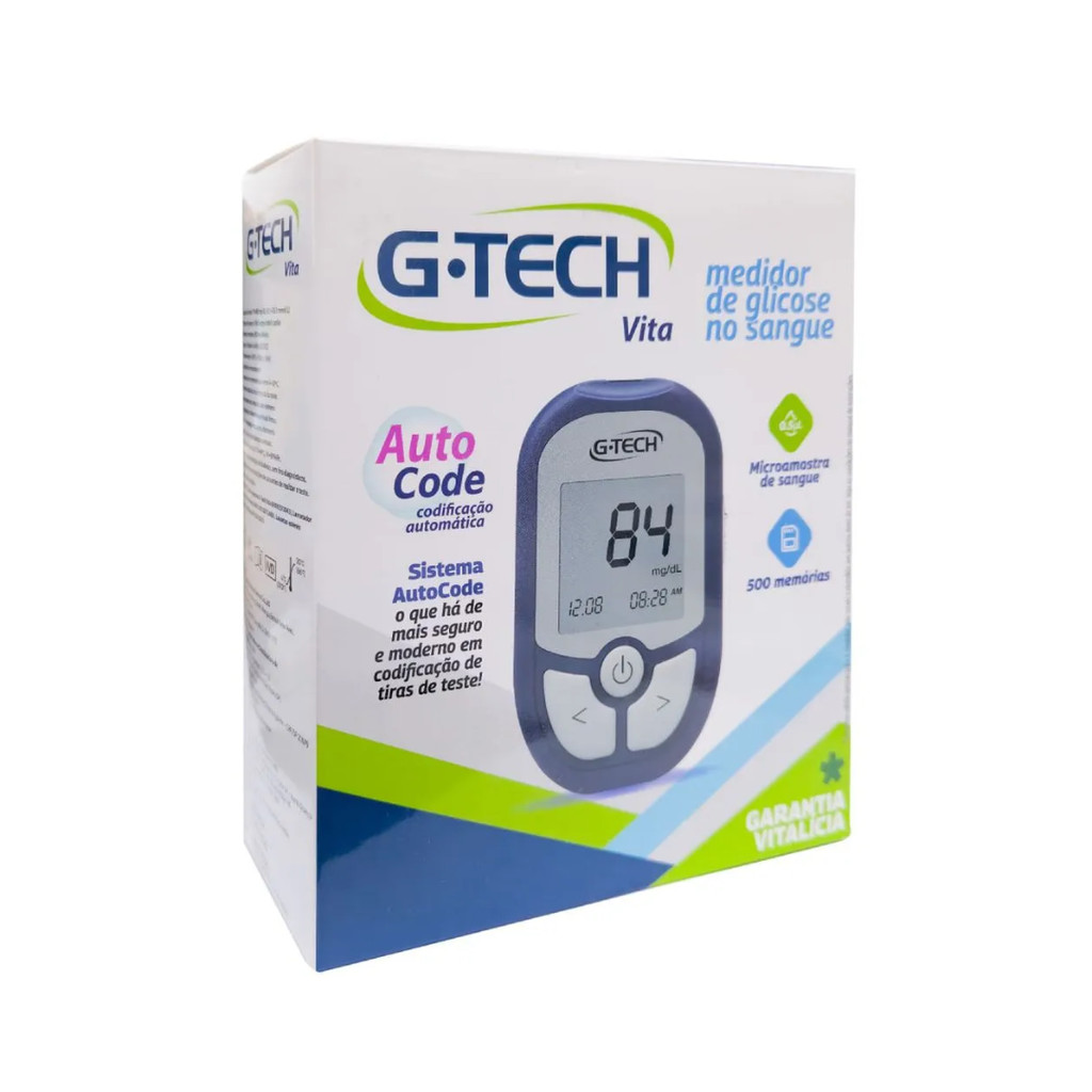 Medidor de Glicose G-Tech Vita – Precisão e Facilidade para Monitorar sua Saúde