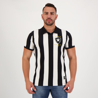 Camisa Botafogo Retrô 1995 Escudo em Oferta na Shopee
