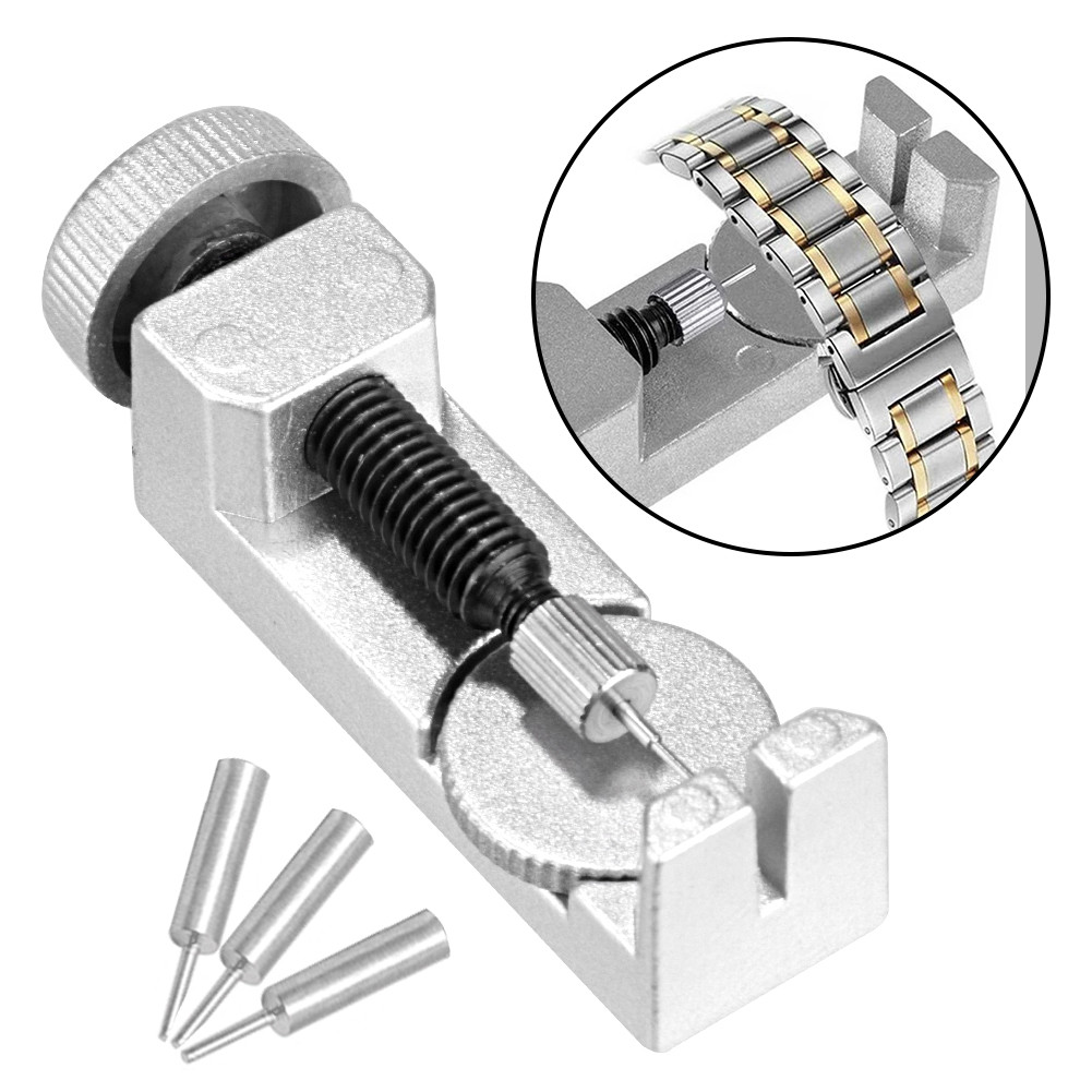 Link De Relógio Para Pulseira De Fenda Removedor De Pino De Corrente Ajustador Kit De Ferramentas De Reparo Homens Mulheres Acessórios