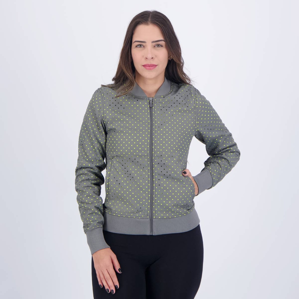 Jaqueta Umbro Sports Astoria Feminina Cinza - Sports & Outdoors
