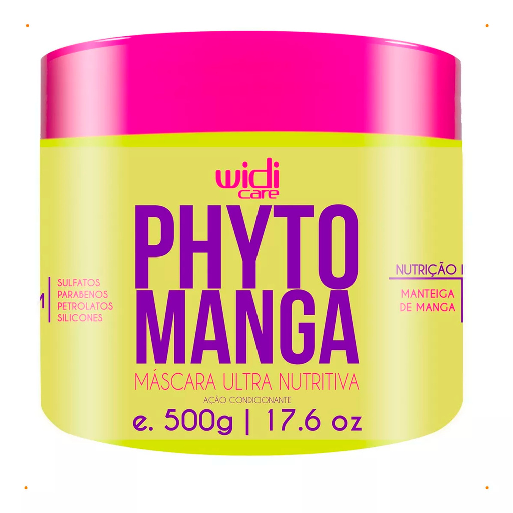 Máscara Ultra Nutritiva Phytomanga Widi Care Cream 500g