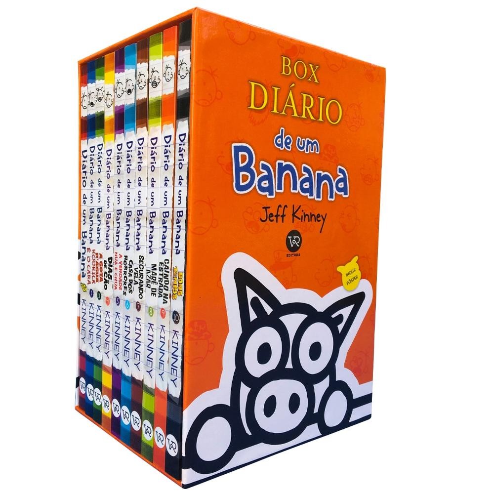 Box Diário de um banana -10 volumes em Oferta na Shopee