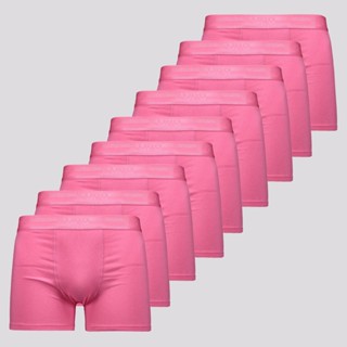 Kit 9 Cuecas Boxer Lupo Elastic Soft Pink em Oferta na Shopee