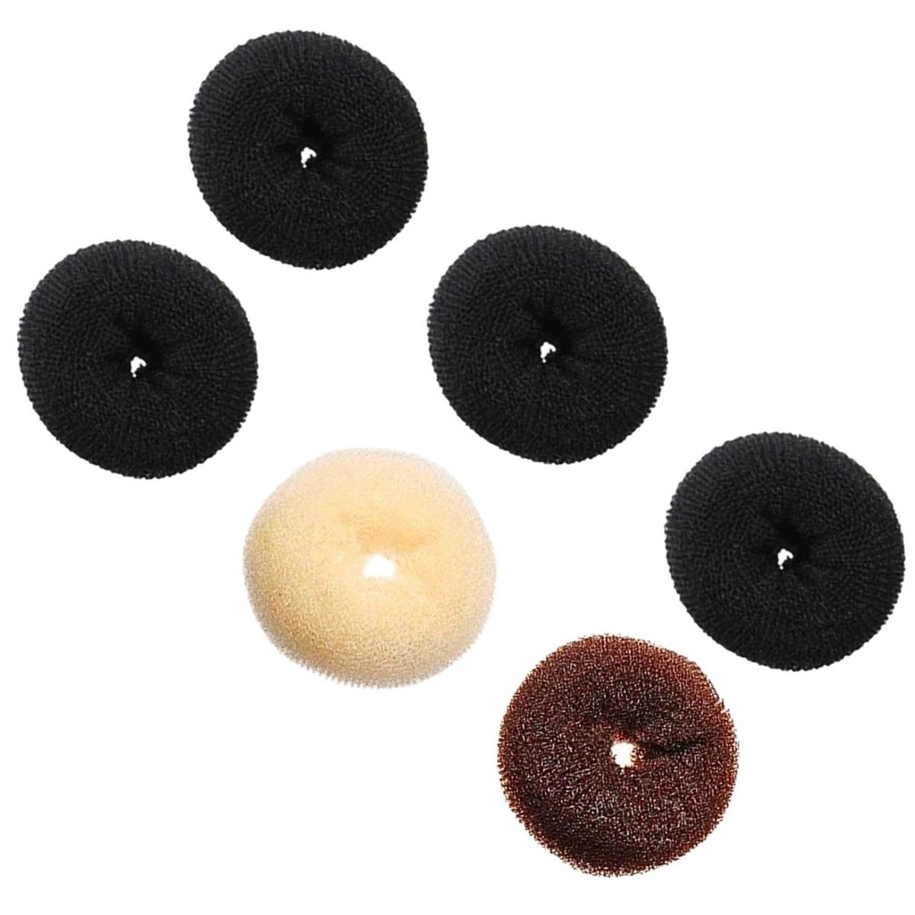 Kit 06 Coque Rosquinha Donut Tam P Esponja Acessório Cabelo Perfeito Preenchimento Mágico Modelador em Oferta na Shopee