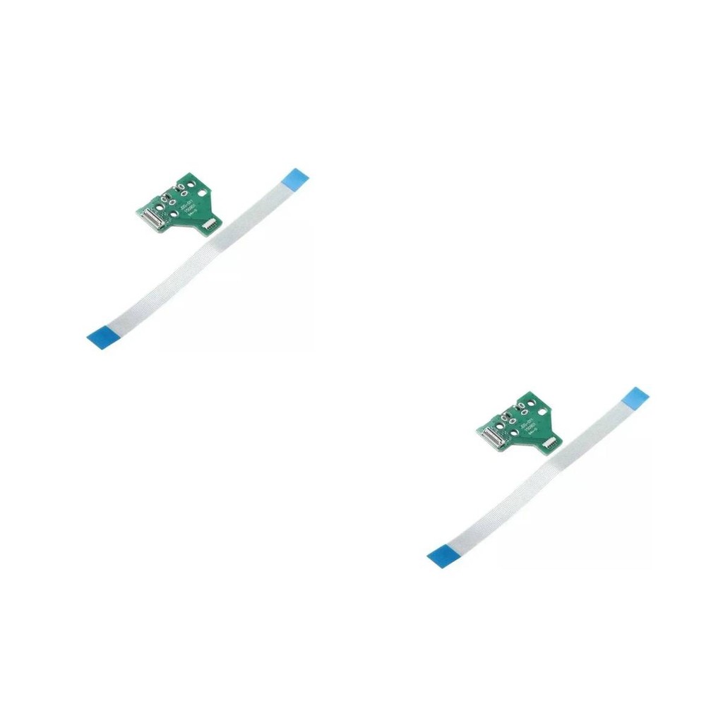 2 Placas Usb Jds/Jdm 011 com Flat/Flex 12 Vias para Carregamento Compatíveis com o Controle de PlayStation 4 PS4