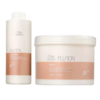Wella Profissionals Fusion Mascara 500ml e Condicionador 1L em Oferta na Shopee