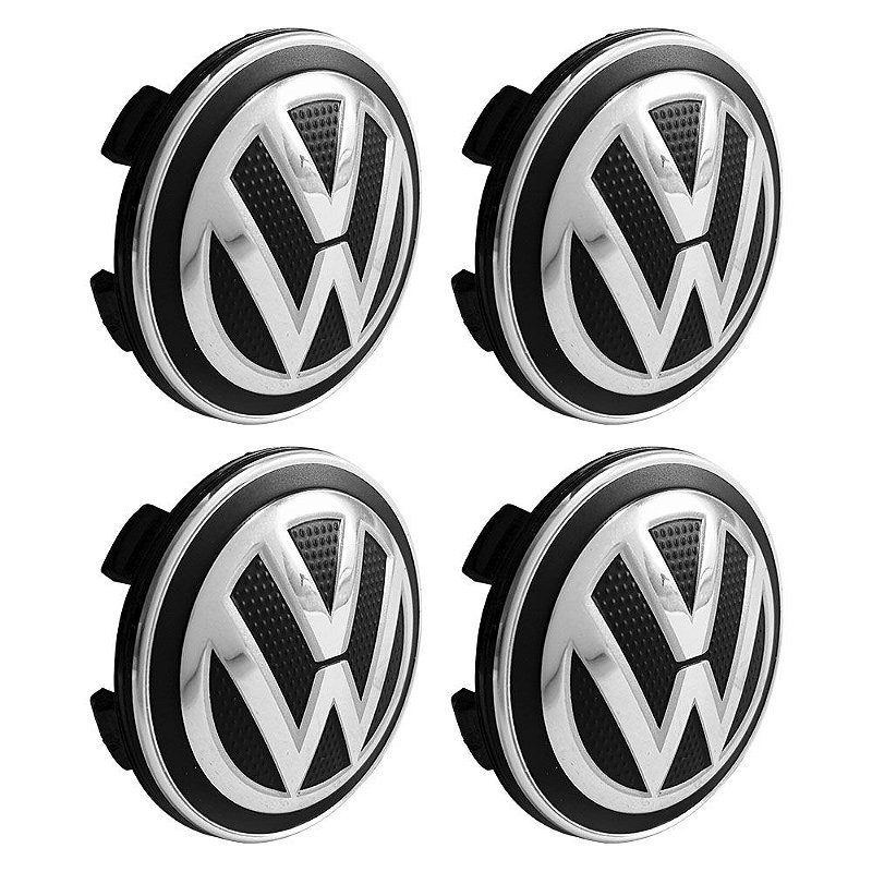 Jogo Calotinha 56mm Centro de Roda KRMAI Volkswagen Gol G6