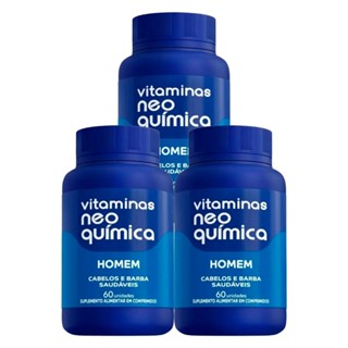 Kit 3 und Vitamina Neo Química Homem c/ 60cpr em Oferta na Shopee