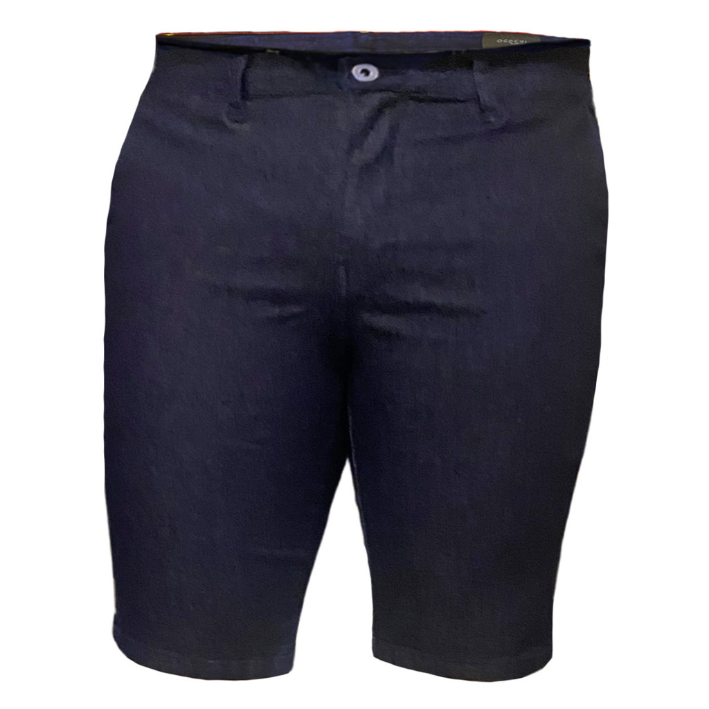 Bermuda Jeans Escuro Ogochi Essencial Color