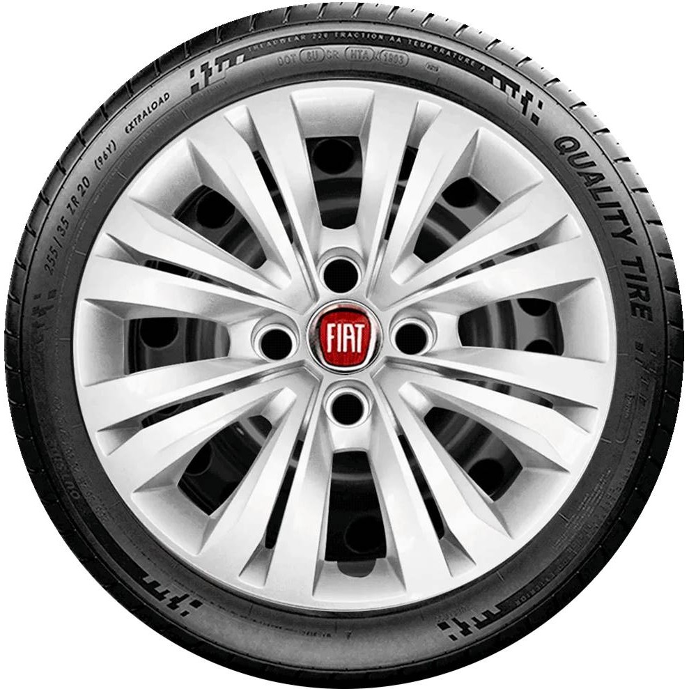 Calota Aro 15 Unidade Fiat Doblo Strada Punto Idea Grand Siena Palio G246u
