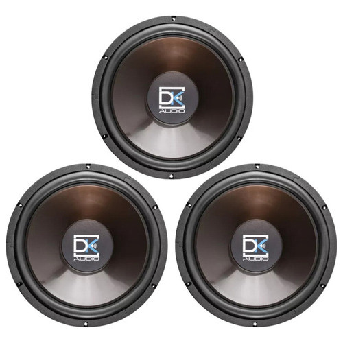 3 ALTO FALANTES SUBWOOFER A300 12 POLEGADAS 300W RMS 4 OHMS DK AUDIO