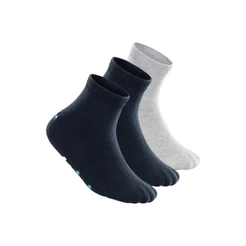 Kit 3 Pares de Meias Bebê Antiderrapante Lupo 2041-032 Colorido