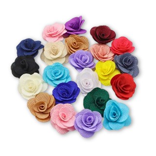 Flor de Tecido Poliéster 3cm - 20 Unidades em Oferta na Shopee