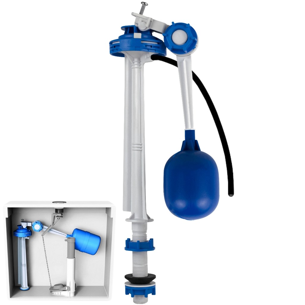 Kit Mecanismo Reparo Torre de Entrada com Boia Universal Valeplast Sistema de Descarga para Caixa Acoplada Vaso