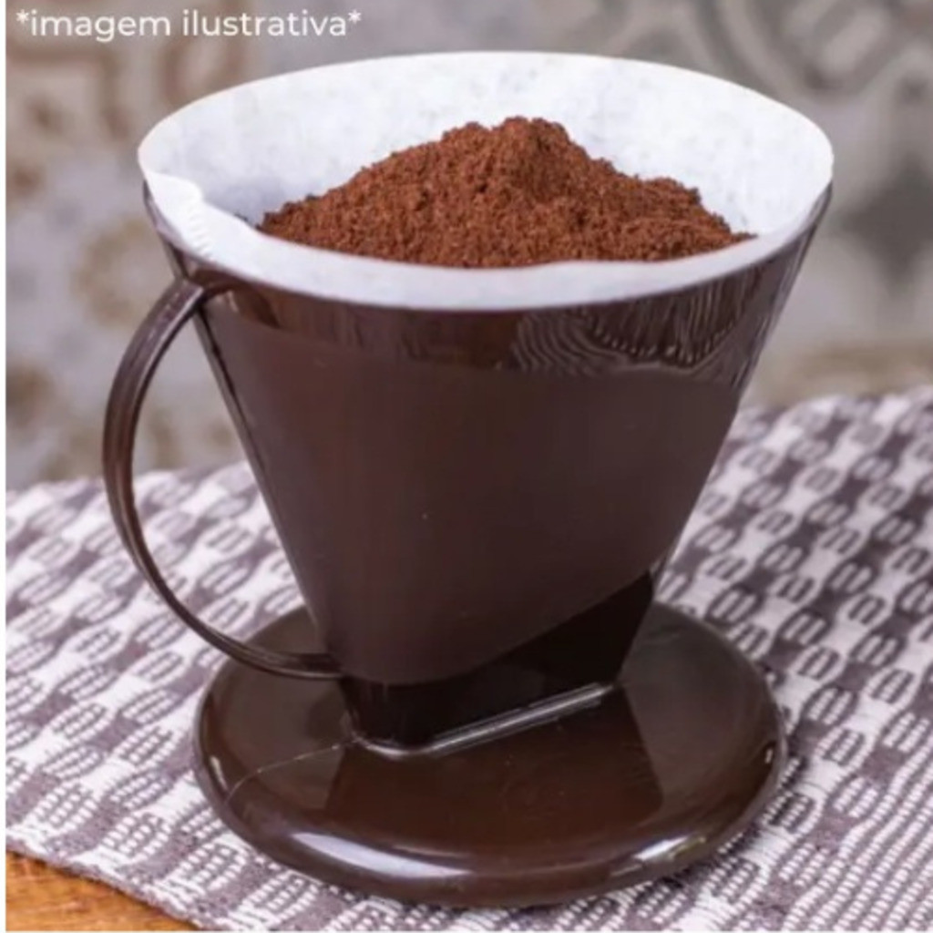 Porta Filtro Retrô para Café 700ml 1 PEÇA Plastico com Estilo Vintage 15CM