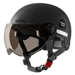 Capacete de Bicicleta Elétrica Leve e Ajustável com Forro Removível Acessórios de Ciclismo