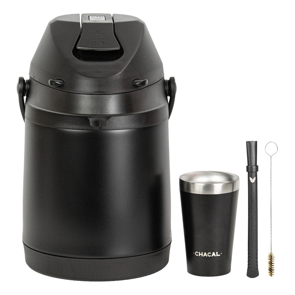 Kit Tereré Chacal Copo Bomba Garrafa Térmica 2.5L