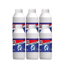 Kit com 6 - Cola Branca Tenaz 1kg Pritt