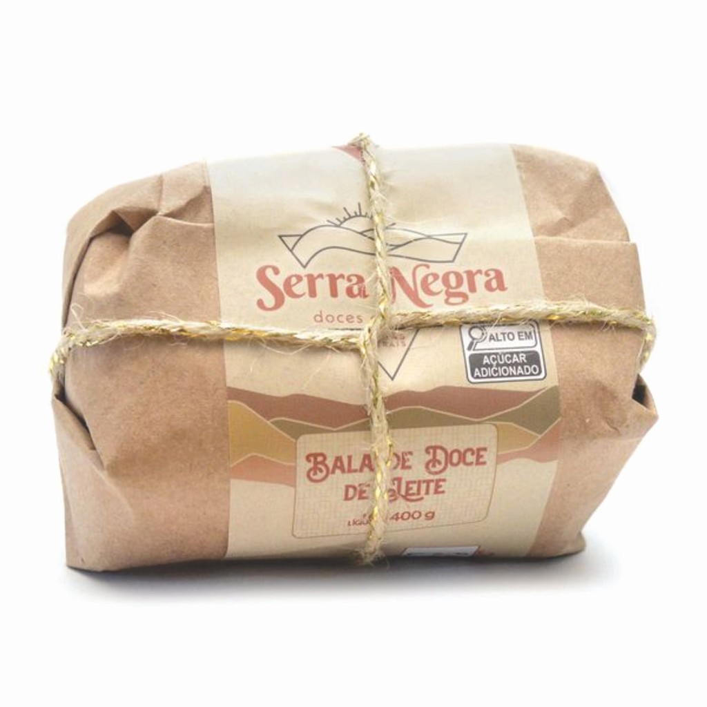Bala de Doce de Leite Cremosa para Corte 400g - Serra Negra