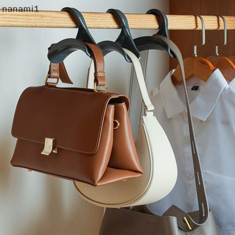 nanami1 Saco Cabide Gancho Bolsa Chapéu Cachecol Rack De Armazenamento Guarda-Roupa Mochila Titular Organização Boutique