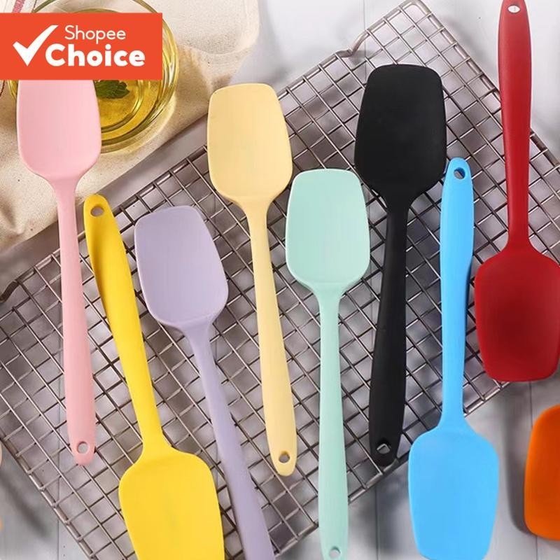 Raspador Em Forma De T De Silicone Grande Espátula De Creme Integrada De Uma Peça