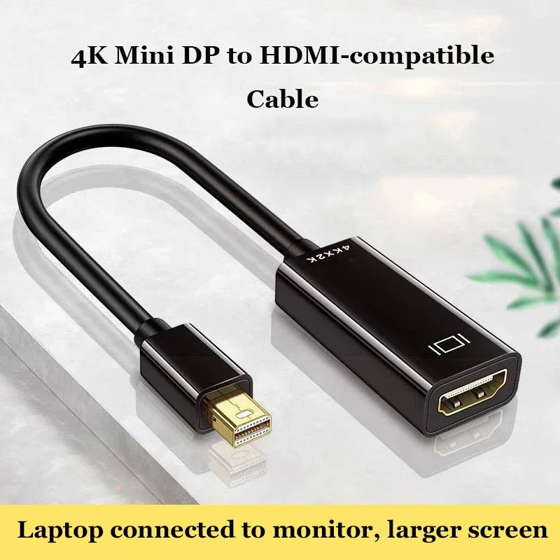 Mini Porta De Exibição Para Fêmea HDMI HDTV Adaptador 4K/1080P Conversor MacBook