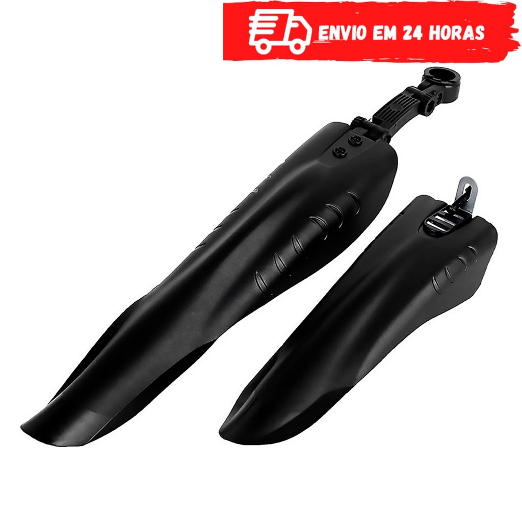 Par de Paralamas Para Bike Para-lama Dianteiro e Traseiro  Para Barro Nylon Bicicleta Ciclismo Aro 20-24-26-29 Mtb em Oferta na Shopee