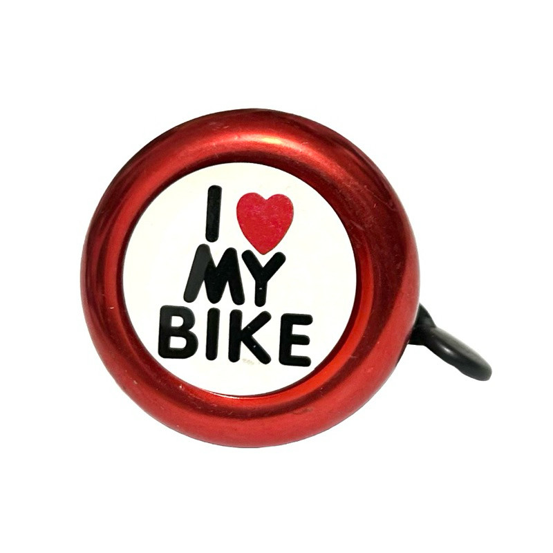 Campainha Sino Bike NIPARTE Buzina de Alumínio I Love My Bike Trim Trim Para Bicicleta