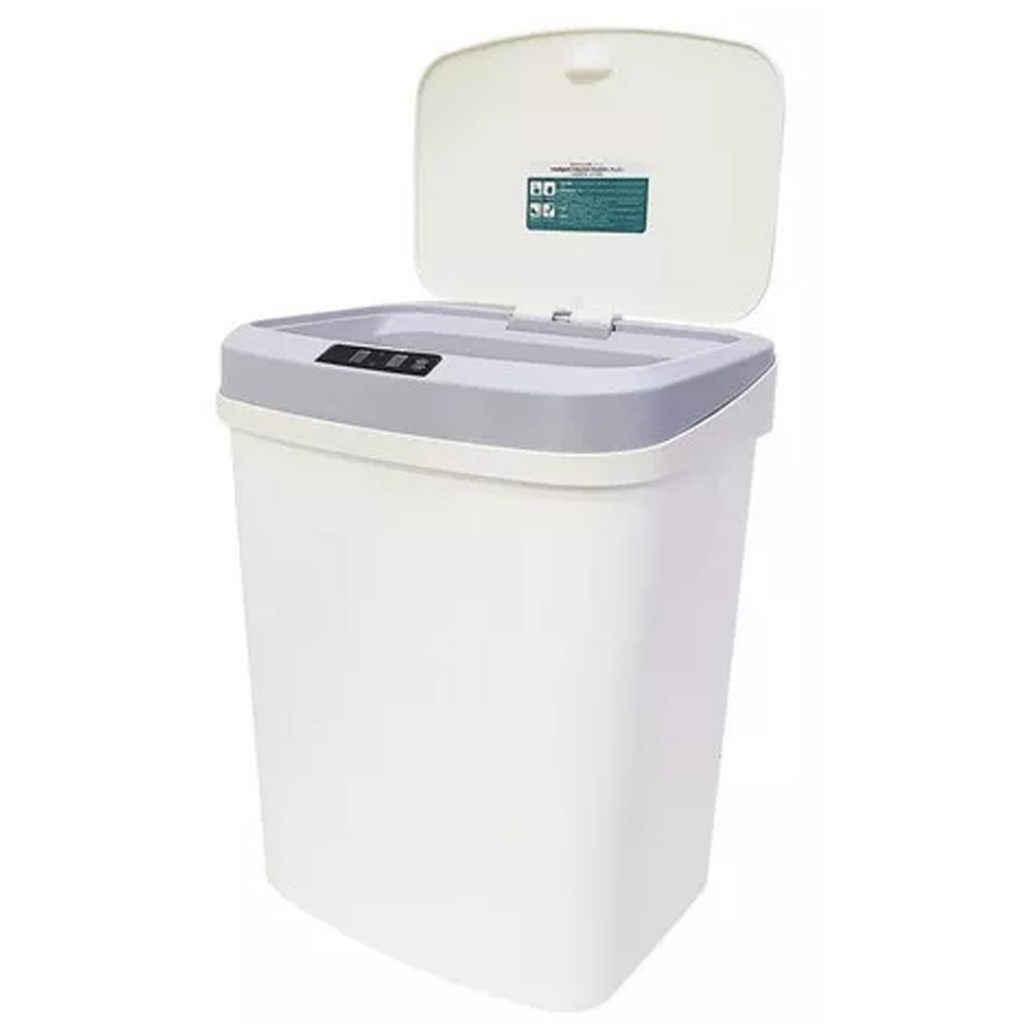 Lixeira Sensor Automática Banheiro Cozinha 15l Inteligente