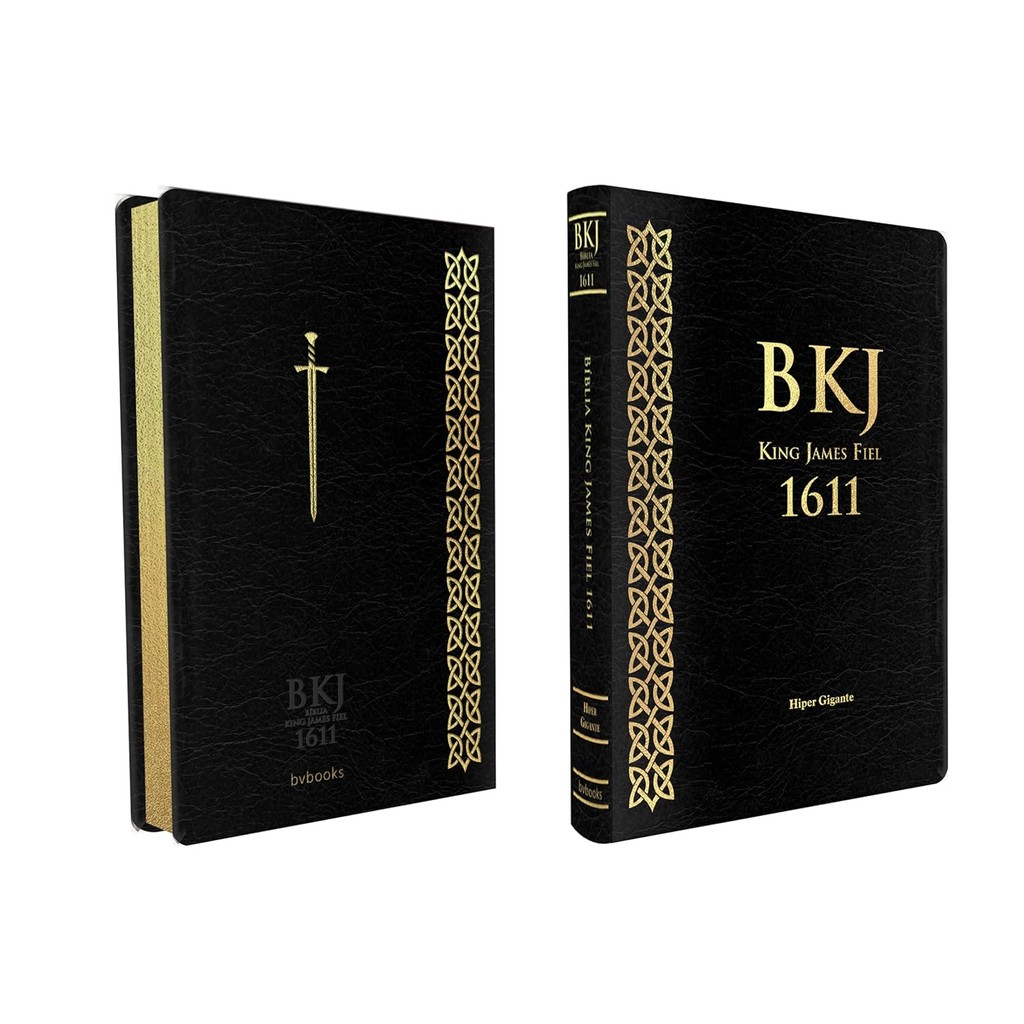 Bíblia Sagrada King James Fiel 1611 | Letra Hipergigante | Preta em Oferta na Shopee