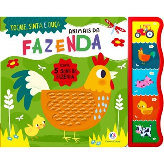 Livro Sonoro Animais da Fazenda em Oferta na Shopee