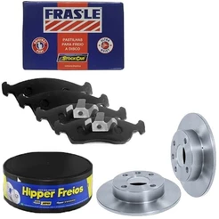 Kit Disco Freio Sólido + Jogo Pastilha Freio FIAT ARGO 2017 a 2023 – HIPPER FREIOS / FRASLE