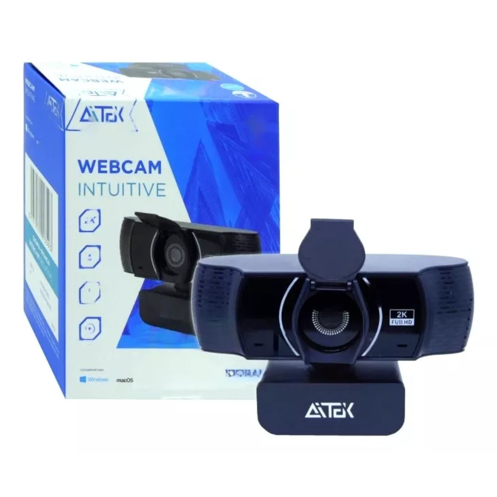Webcam AITEK SIGMA W420 Full HD 1080p 110 Graus Microfone USB Plug And Play