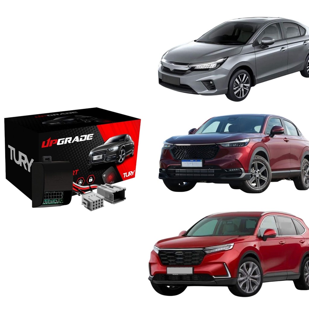 Módulo Automação de Vidros Elétricos compatível c/ City/HRV/Vezel/CRV Tury - PRO3.14GH