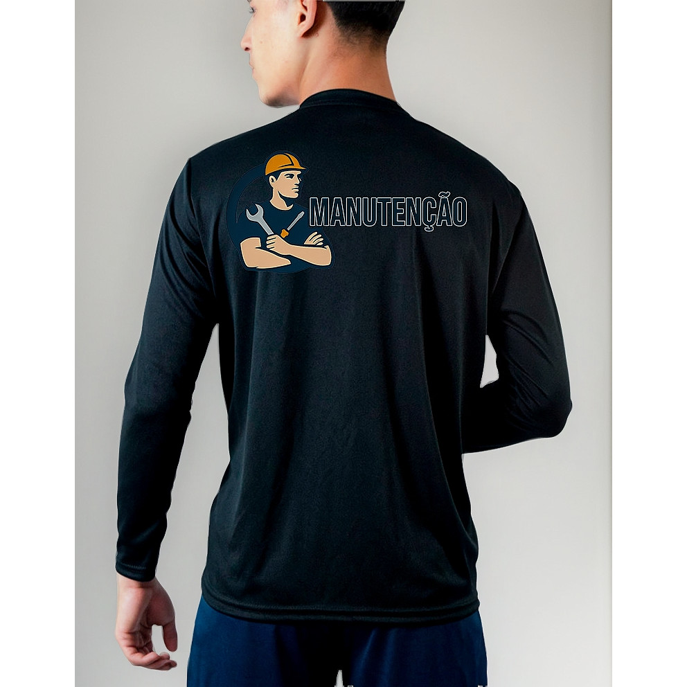 Camiseta De Manutenção Camisa Uniforme Trabalho Autônomo