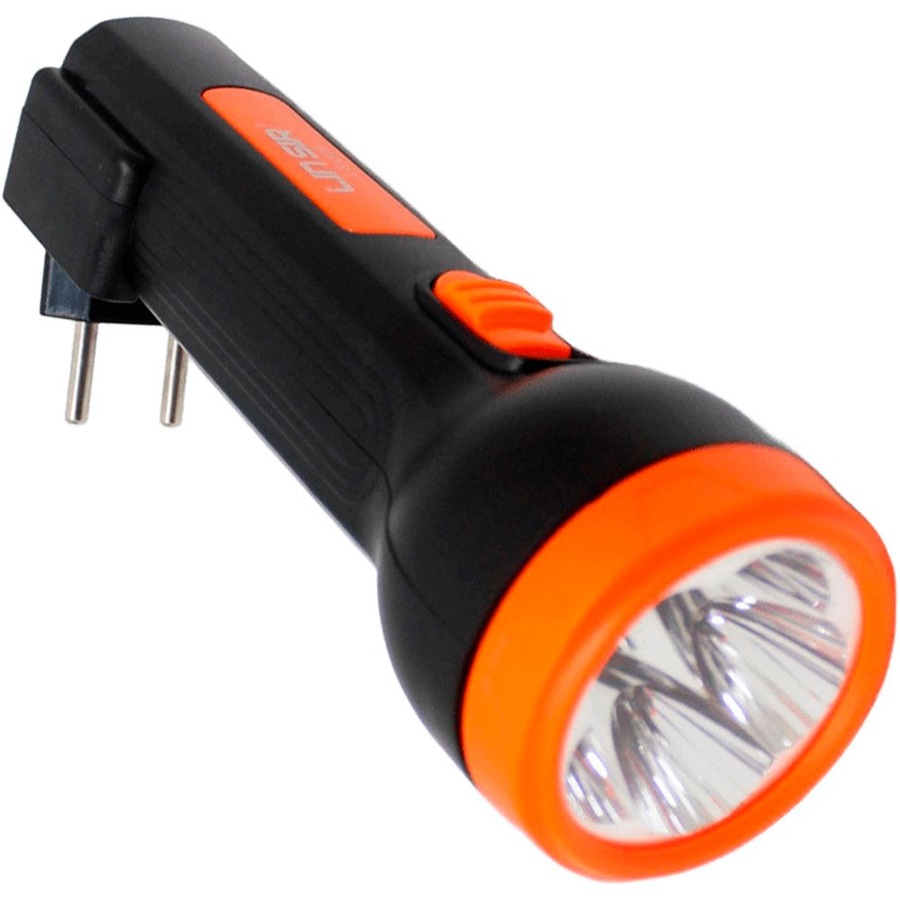 Lanterna LED Recarregável Bivolt Longo Alcance Pesca E Caça