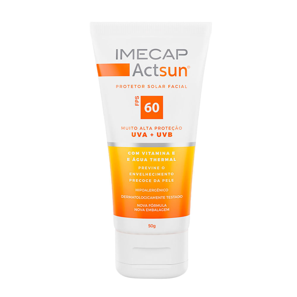 Protetor Solar Imecap Actsun FPS 60 50g - Beauty