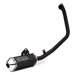 Escapamento Cbx 250 Twister Ano 2001 a 2008 Mini Tri F1 Preto Fortuna