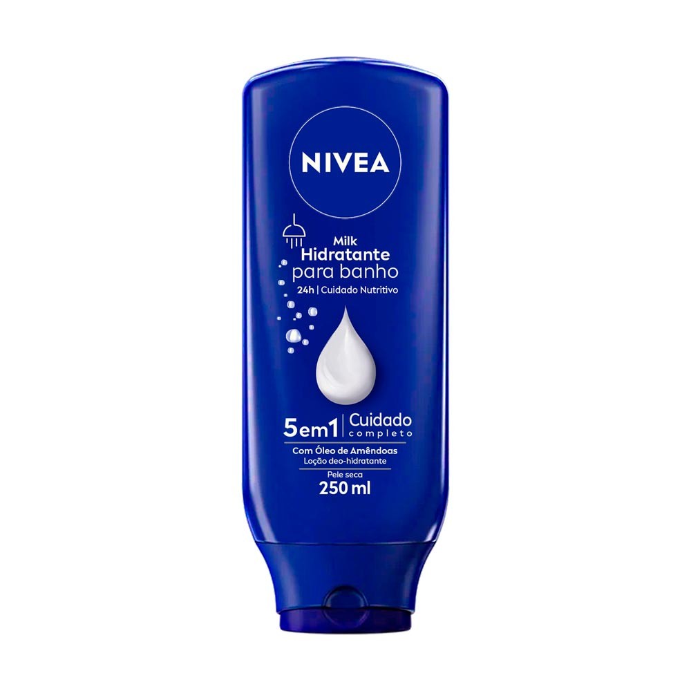 Hidratante para Banho Nivea Milk 250ml - Beauty