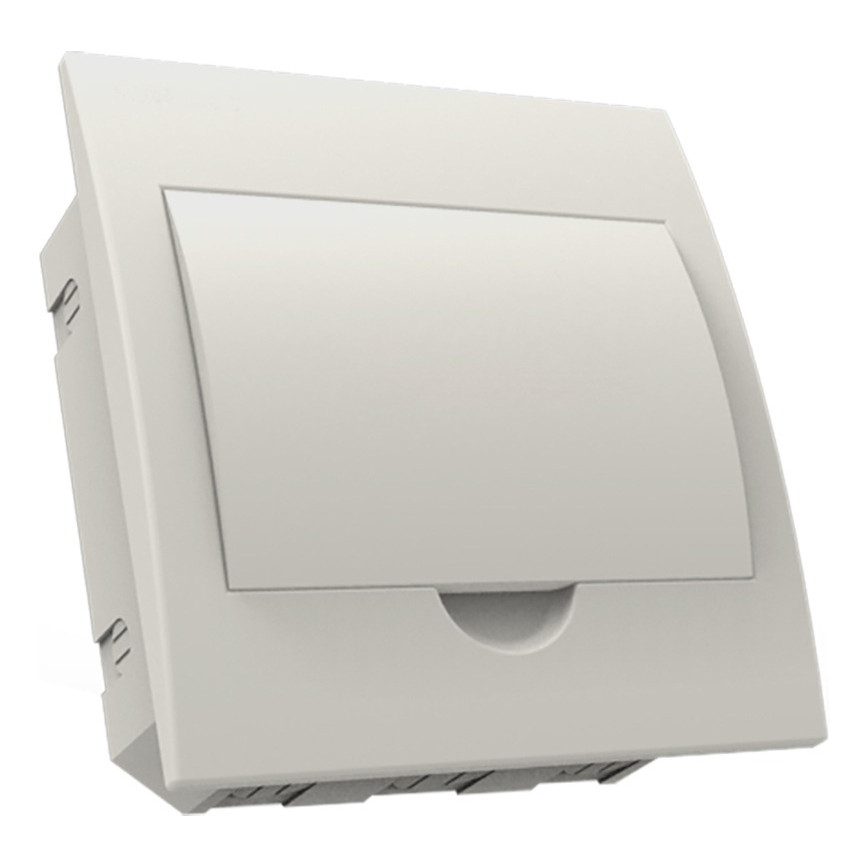 Quadro Distribuição Embutir 8p Din Branco