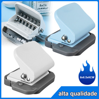 Furador 6 furos Manual para Papel Encadernação Artesanal A4/B5/A5 em Oferta na Shopee