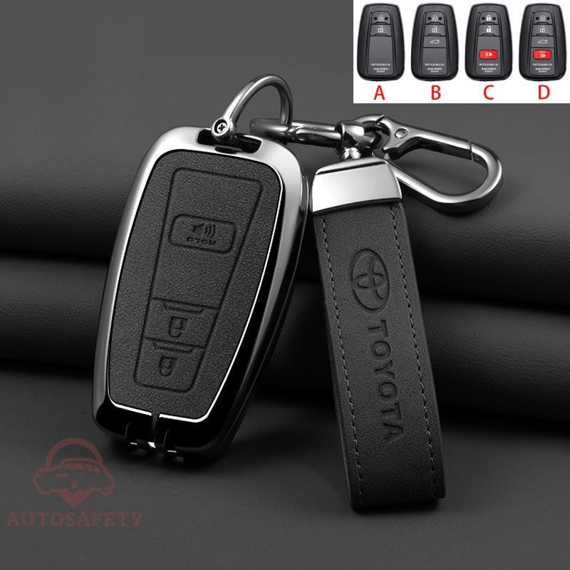 Capa De Chave Remota Para Toyota Prius Camry Corolla C-Hr Chr Rav4 Prado 2018 , Porta-Chaves Inteligente De Carro Em Lig